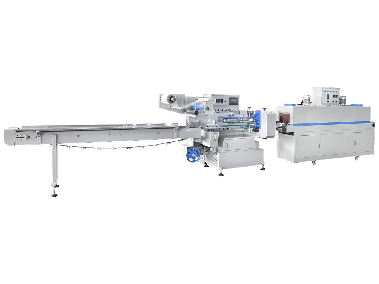 Discount Automatic high-speed pillow sealing and cutting heat shrinkable packaging unit